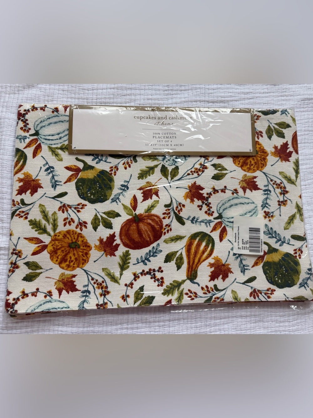 Cupcakes and Cashmere 4pk Sweet Gourd Placemats